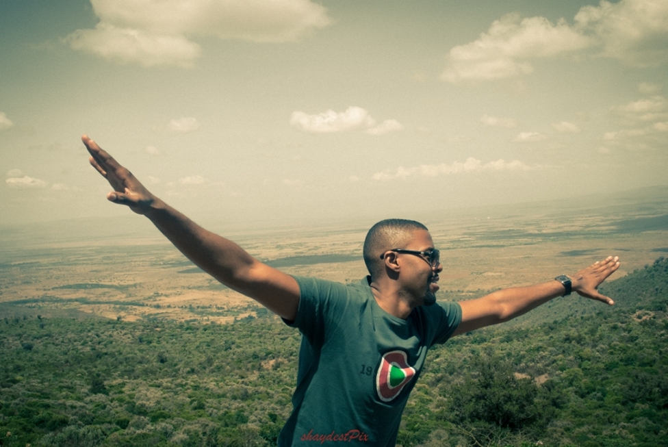 Soaring over the Great Rift Valley escarpment..